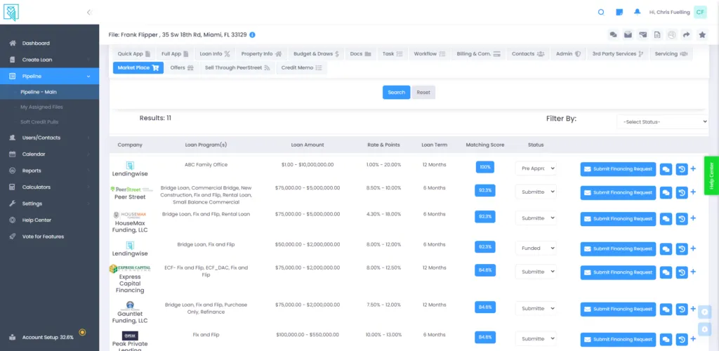 Illustration: Lender Marketplace