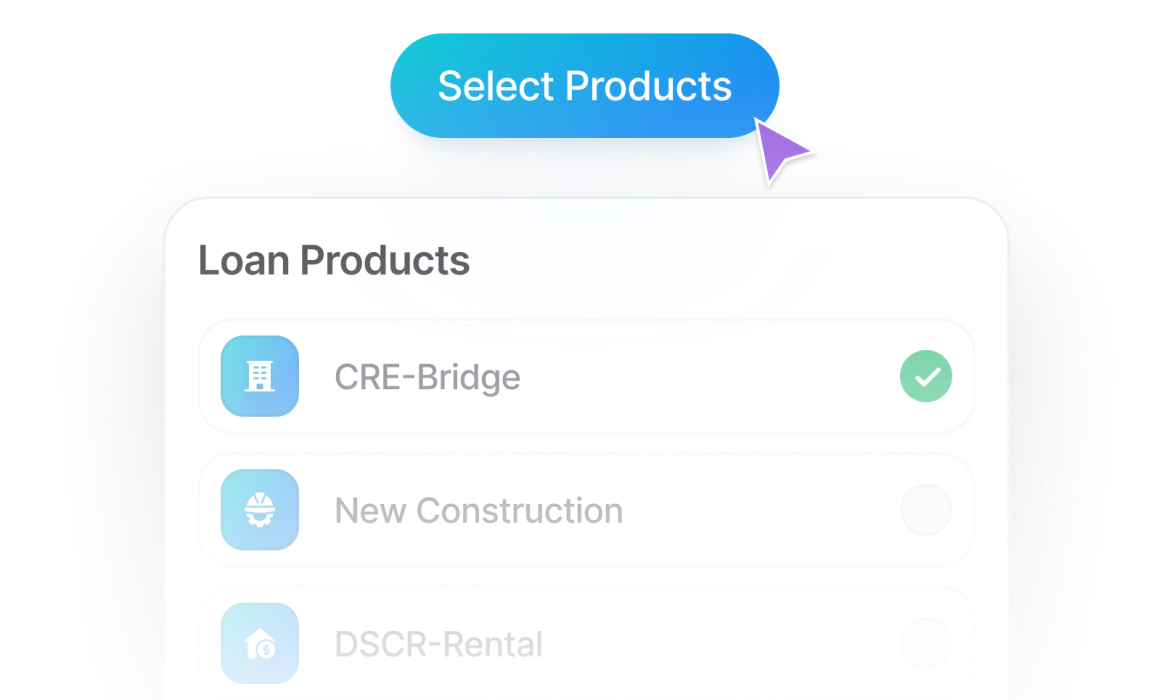 Pre-built Loan Products